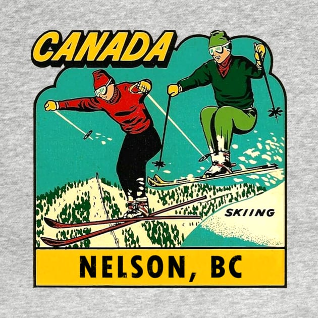 Nelson BC Ski Vintage by Hilda74